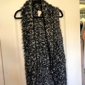 Fuzzy vest- Chico’s